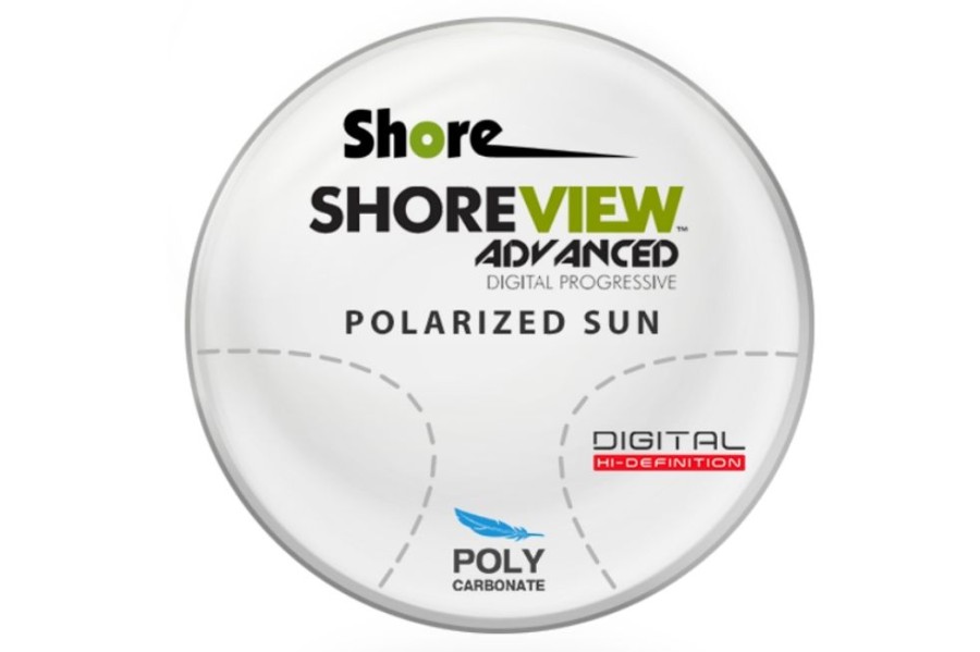 Lenses Shore Lens | Shore Lens Shoreview Digital Advanced - Polarized - Polycarbonate - Progressive Lenses