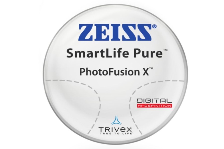 Lenses ZEISS | Zeiss Zeiss Smartlife Pure - Photofusion X - Trivex - Progressive Lenses