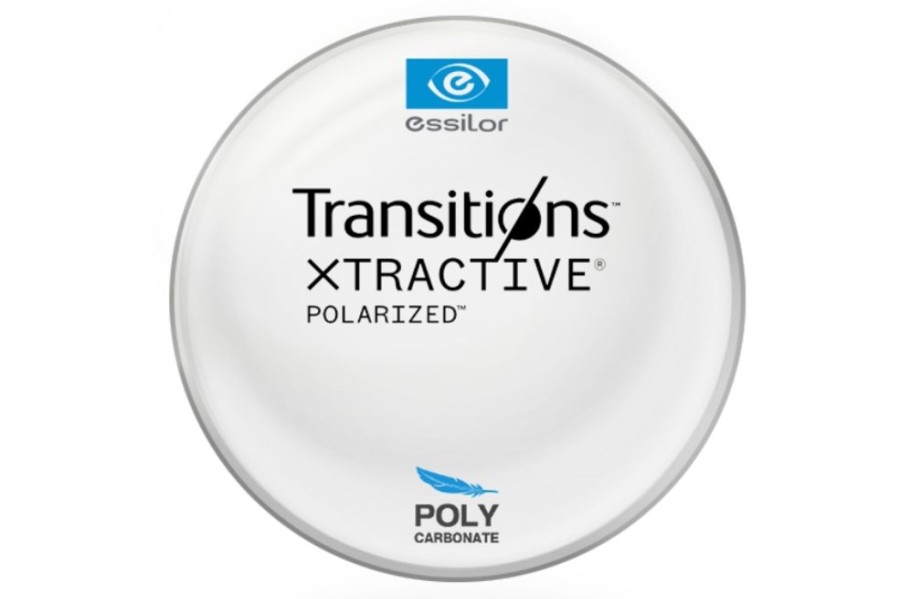 Lenses Essilor | Essilor Transitions® Xtractive® Polarized - Polycarbonate Lenses Gray