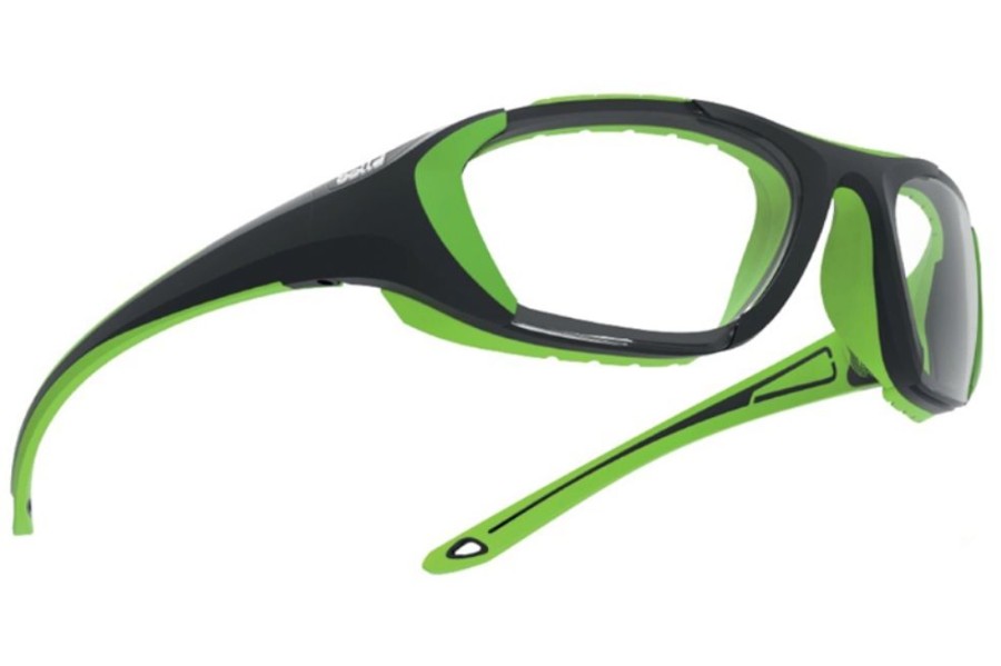 Eyeglasses Bolle | Bolle Baller Eyeglasses 12395 Black Green/Clear Pc Platinum