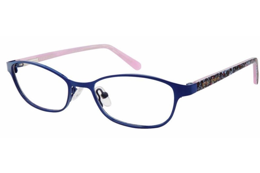 Eyeglasses Betsey Johnson Girls | Betsey Johnson Girls Social Eyeglasses Blue