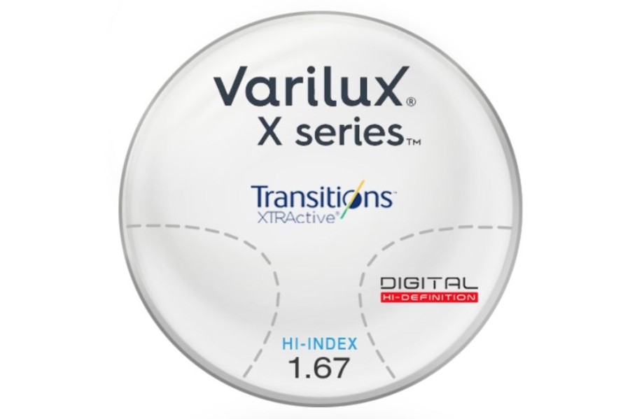 Lenses Varilux | Varilux Varilux X Series - Transitions Xtractive® ( / ) - Hi-Index 1.67 - Progressive Lenses