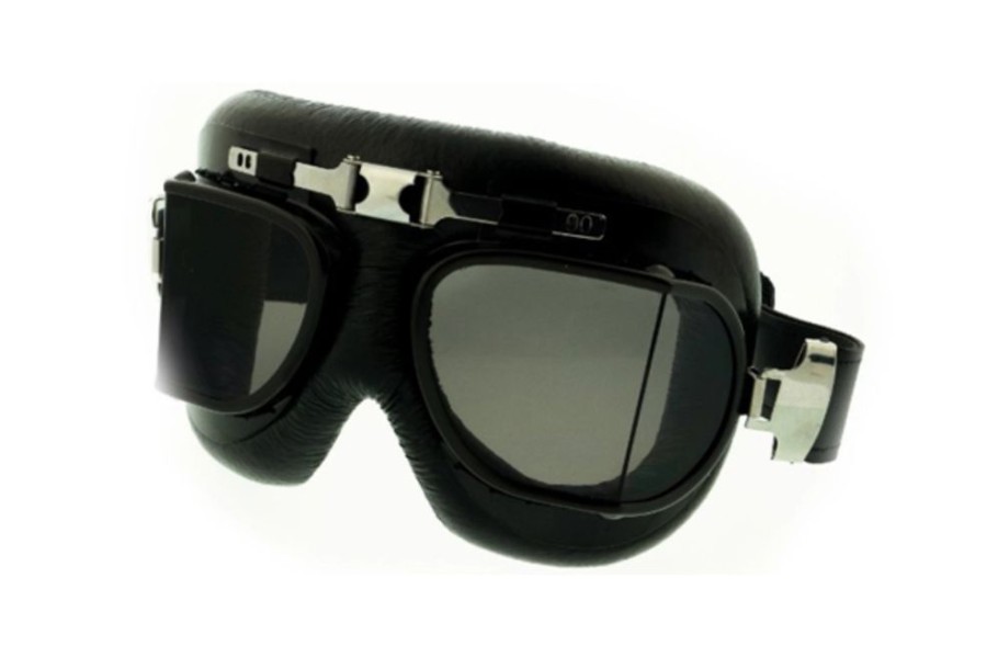 Goggles Eye Ride Motorwear | Eye Ride Motorwear Dogfight Goggles Black/Smoke