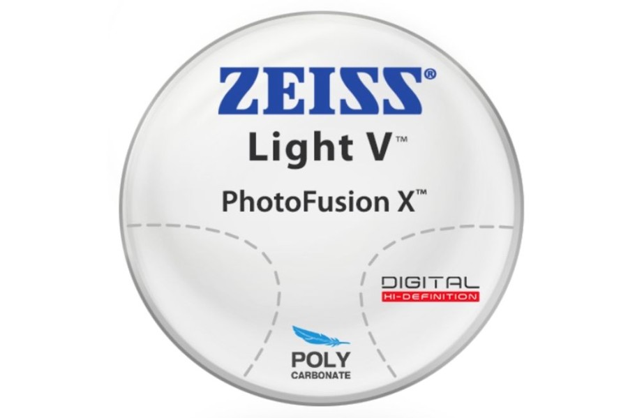 Lenses ZEISS | Zeiss Zeiss® Light V - Photofusion X® - Polycarbonate Progressive Lenses