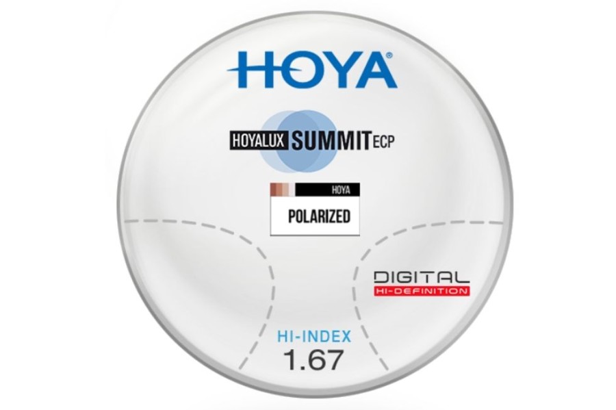 Lenses Hoya | Hoya Hoyalux Summit Ecp Bks - Polarized - Hi-Index 1.67 - Progressive Lenses