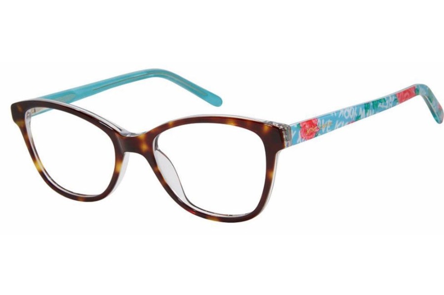 Eyeglasses Betsey Johnson Girls | Betsey Johnson Girls Kween Eyeglasses Tortoise