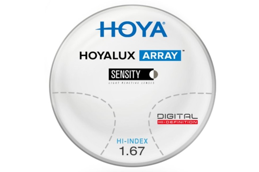 Lenses Hoya | Hoya Hoyalux Array 2 - Sensity® - Hi-Index 1.67 - Progressive Lenses