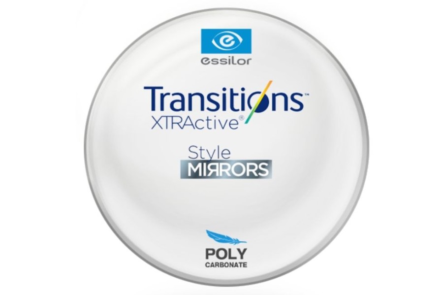 Lenses Essilor | Essilor Transitions® Xtractive® - Style Mirrors - Polycarbonate Lenses