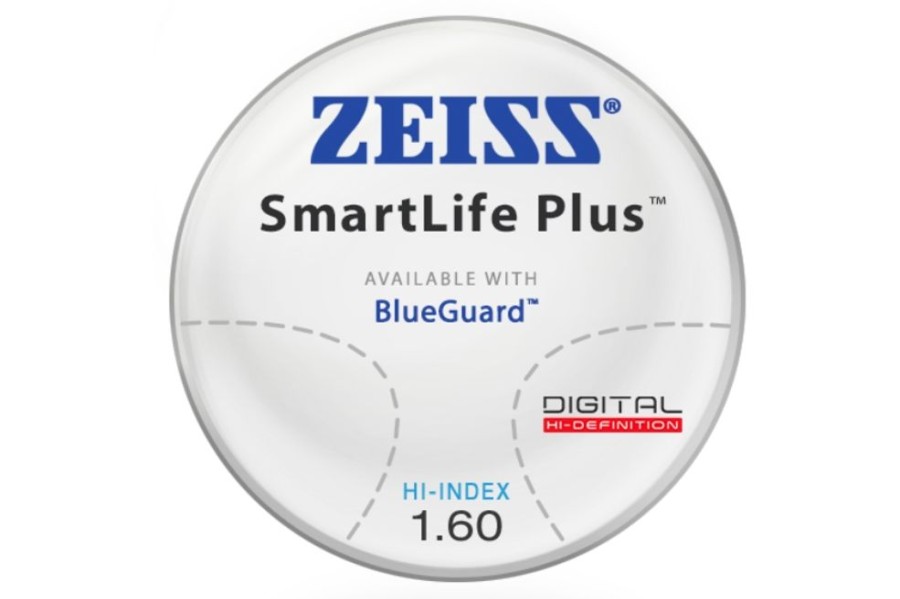 Lenses ZEISS | Zeiss Zeiss Smartlife Plus - Hi-Index 1.60 - Progressive Lenses