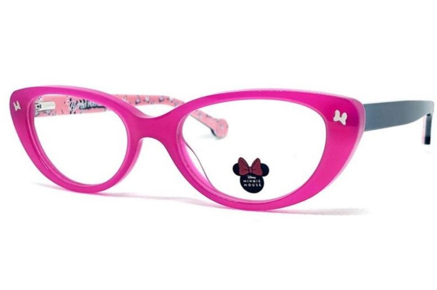 Eyeglasses Disney | Disney Minnie Mouse Mee906 Eyeglasses Magenta-Black