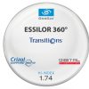 Lenses Essilor | Essilor Essilor 360 Transitions® Signature 8 - Hi-Index 1.74 Lenses Gray