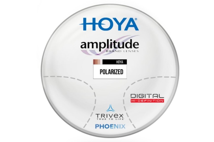 Lenses Hoya | Hoya Hoya Amplitude Bks - Polarized - Phoenix® Trivex - Progressive Lenses