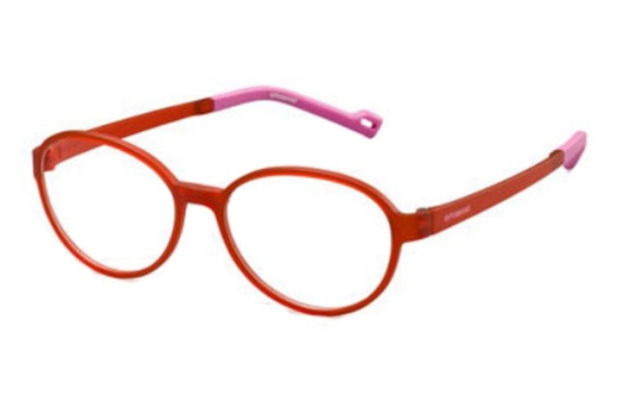 Eyeglasses Polaroid | Polaroid Pld K 012 Eyeglasses 0Iff Transparent Red