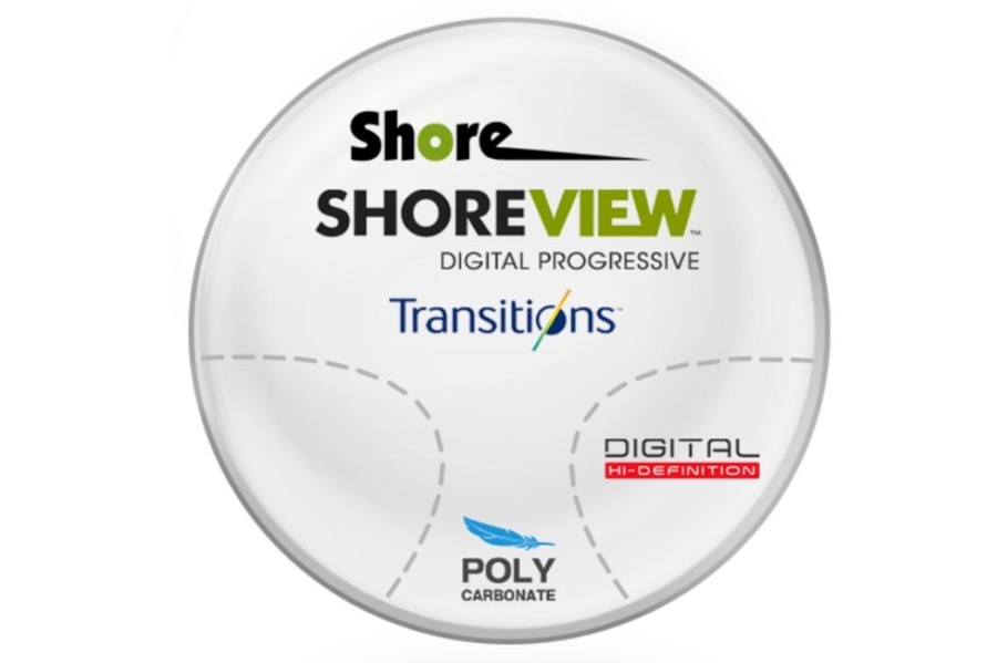 Lenses Shore Lens | Shore Lens Shoreview Digital Transitions® Signature 8 - Polycarbonate Progressive Lenses