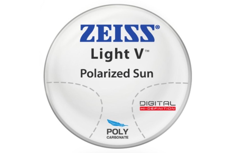 Lenses ZEISS | Zeiss Zeiss Light V - Polarized - Polycarbonate - Progressive Lenses