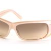 Sunglasses Prada | Prada Pr 02Fs Sunglasses 3Bq6S1 Champagne W/Brown Fade Lenses - (3Bq-6S1/)