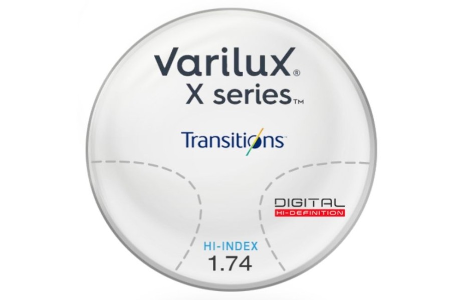 Lenses Varilux | Varilux Varilux X Series - Transitions® Signature 8 - Hi-Index 1.74 Lenses