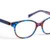 Eyeglasses J.F. Rey Kids & Teens | J.F. Rey Kids & Teens Rosalie Eyeglasses 2035 Flower Blue/Red 8/12 Girl