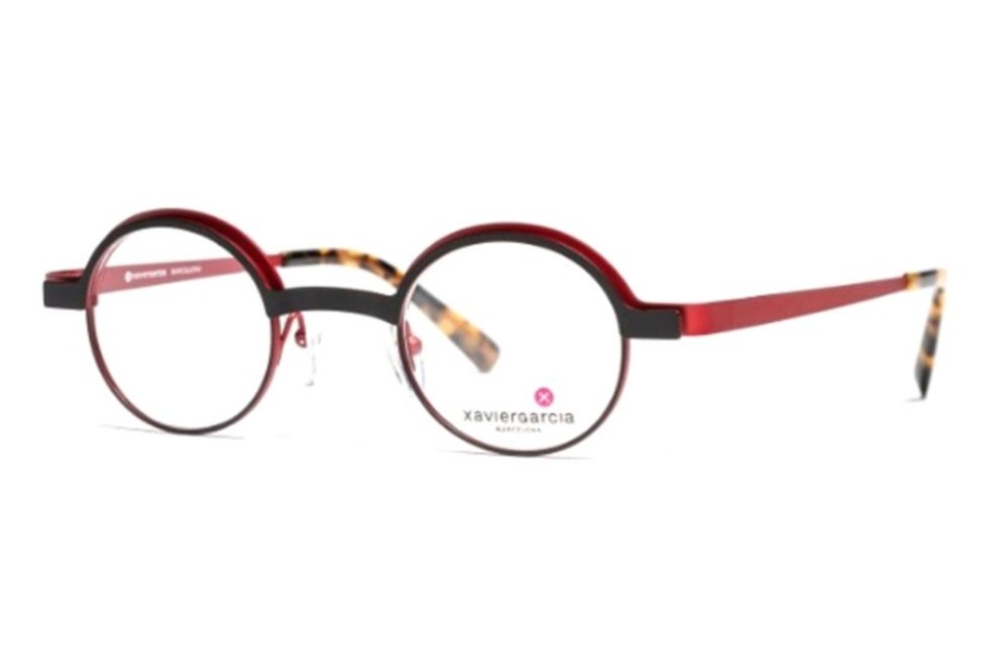 Eyeglasses Xavier Garcia | Xavier Garcia Hoyos Eyeglasses C3 Black/Red