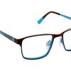 Eyeglasses SuperFlex KIDS | Superflex Kids Sfk-159 Eyeglasses 1 Brown Blue