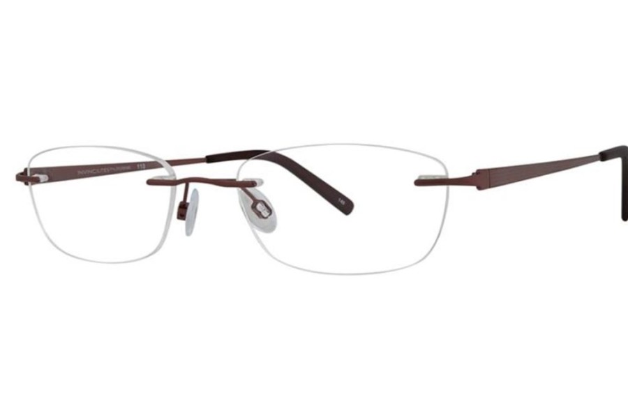 Eyeglasses Invincilites | Invincilites Invincilites Zeta 110 Eyeglasses 168 Cognac