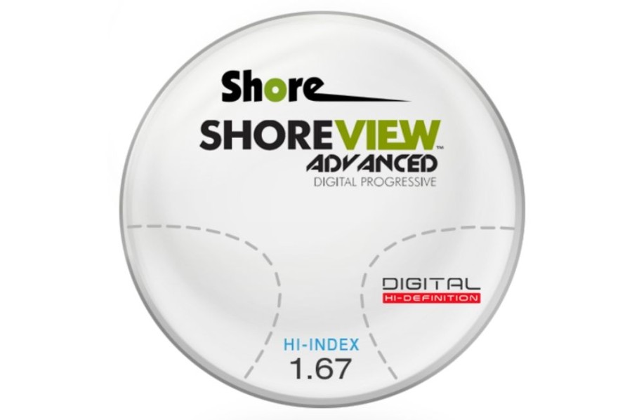 Lenses Shore Lens | Shore Lens Shoreview Digital Advanced - Hi-Index 1.67 - Progressive Lenses