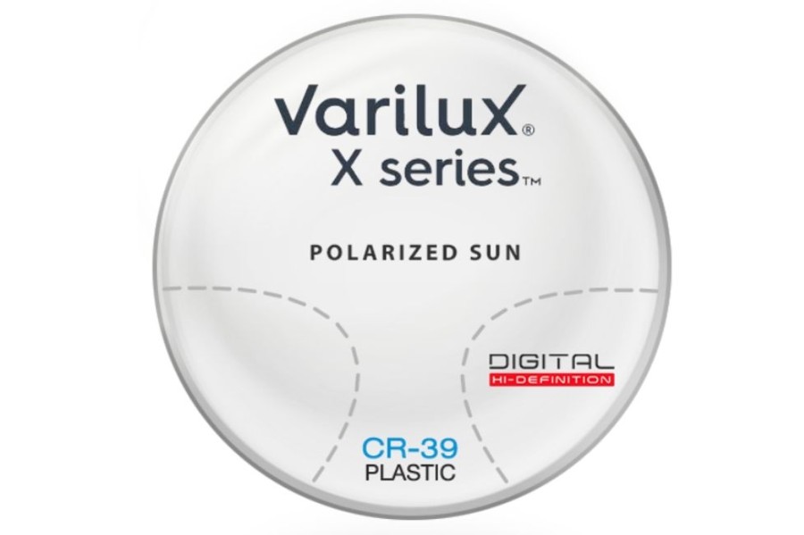 Lenses Varilux | Varilux Varilux X Series Polarized [Grey Or ] Basic Plastic Cr-39 Progressive Lenses