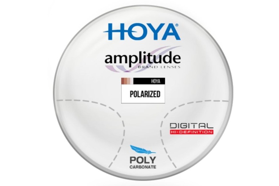 Lenses Hoya | Hoya Hoya Amplitude Bks - Polarized - Polycarbonate - Progressive Lenses