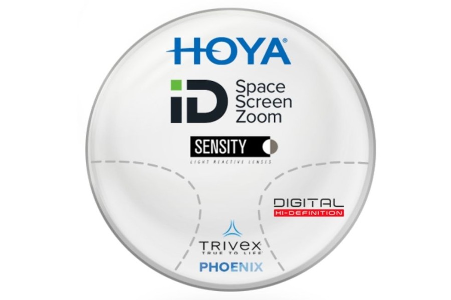 Lenses Hoya | Hoya Hoyalux /Screen/Zoom - Sensity® - Phoenix® Trivex - Progressive Lenses