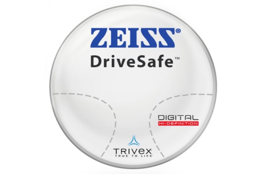 Lenses ZEISS | Zeiss Zeiss Drivesafe With Drivesafe Anti-Glare - Trivex - Progressive Lenses