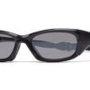 Sunglasses Rec Specs | Rec Specs Maxx-30 Sun Sunglasses Shiny Black Grey Silver Flash Lenses