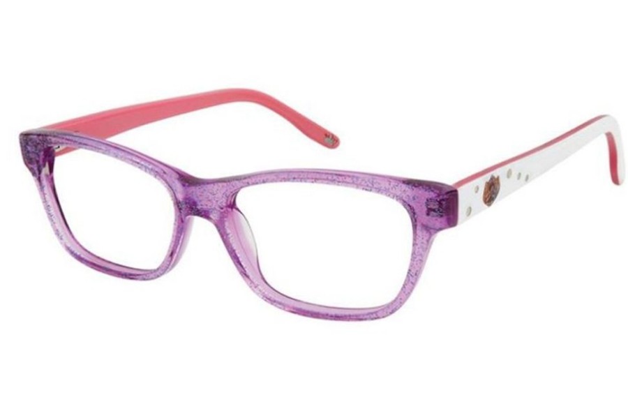 Eyeglasses Disney | Disney Princesses Pre4 Eyeglasses Pink Glitter-White