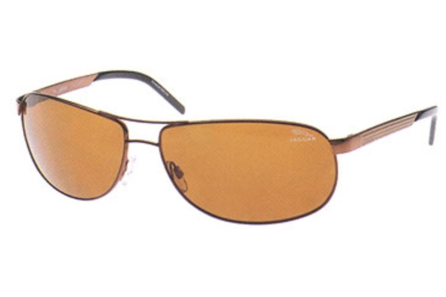 Sunglasses Jaguar | Jaguar Jaguar 39702 Sunglasses (495) Brown W/Brown Polarized Lenses