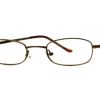 Eyeglasses 1 | Value Metalflex Metalflex 1004 Eyeglasses Shiny Brown