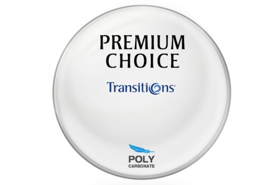 Lenses Premium Choice | Premium Choice Transitions® Signature 8 - Style Colors - Polycarbonate Plano Lenses