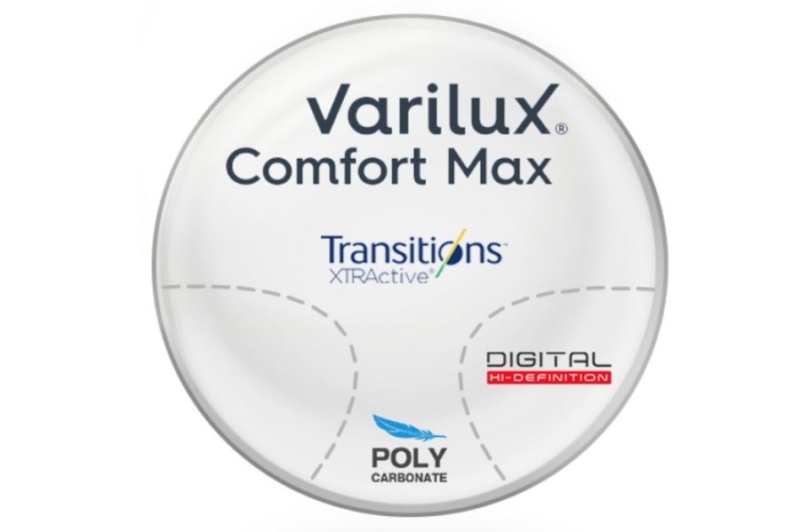 Lenses Varilux | Varilux Varilux Comfort® Max - Transitions Xtractive® - Polycarbonate - Progressive Lenses