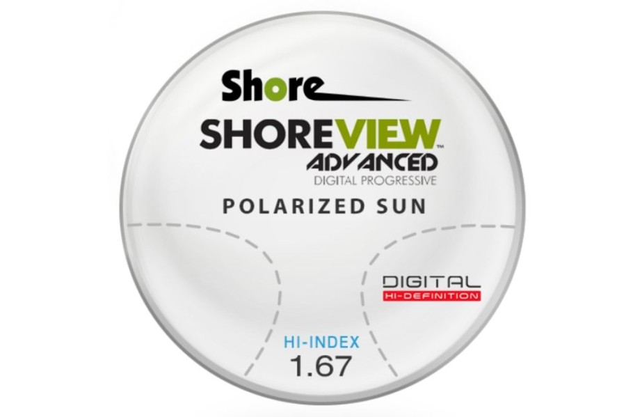 Lenses Shore Lens | Shore Lens Shoreview Digital Advanced - Polarized - Hi-Index 1.67 - Progressive Lenses