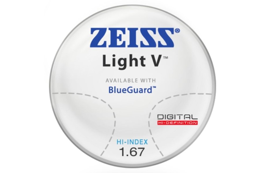 Lenses ZEISS | Zeiss Zeiss® Light V - Hi-Index 1.67 Progressive Lenses