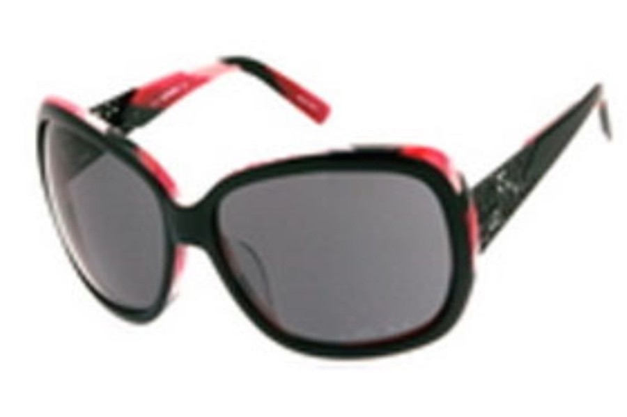 Sunglasses Missoni | Missoni Mi 665 Sunglasses (01) Black Straited Missoni