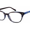 Eyeglasses Betsey Johnson Girls | Betsey Johnson Girls Hipster Eyeglasses Blue