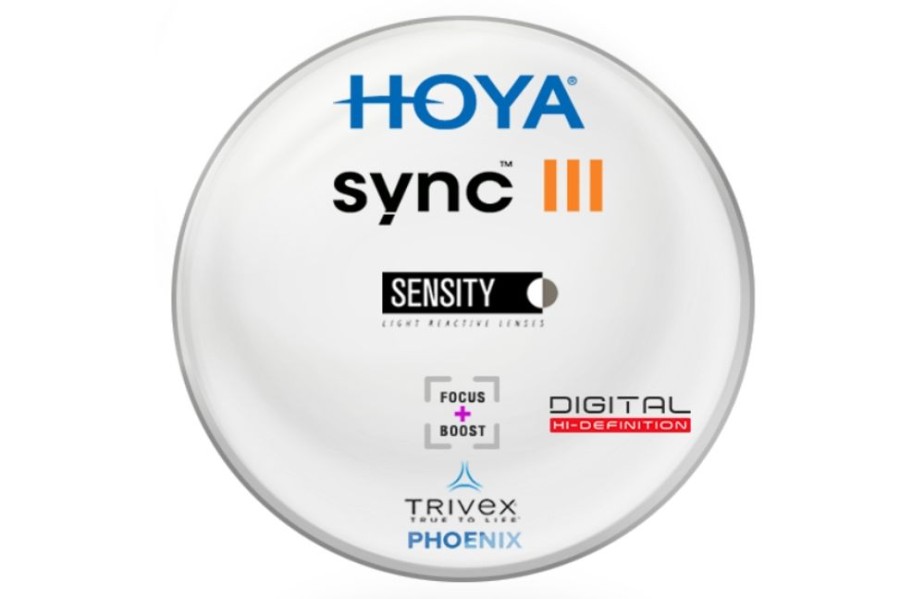 Lenses Hoya | Hoya Hoya Sync Iii - Sensity® - Phoenix® Trivex - Single Vision Lenses