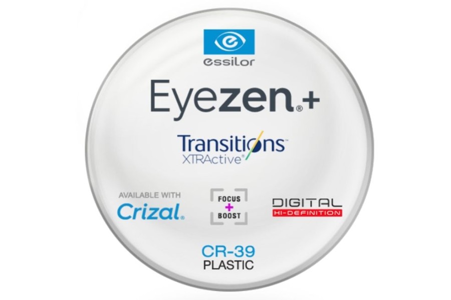 Lenses Essilor | Essilor Essilor Eyezen - Transitions Xtractive® - Cr-39 Plastic - Single Vision Lenses