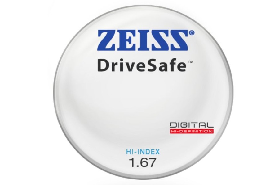 Lenses ZEISS | Zeiss Zeiss Drivesafe With Drivesafe Anti-Glare - Hi-Index 1.67 - Single Vision Lenses