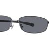 Sunglasses Nike | Nike Supercharged 1000P Ev0520 Sunglasses Black W/ Grey Polarized Lenses (013)