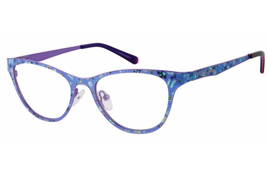 Eyeglasses Betsey Johnson Girls | Betsey Johnson Girls Chill Eyeglasses Purple