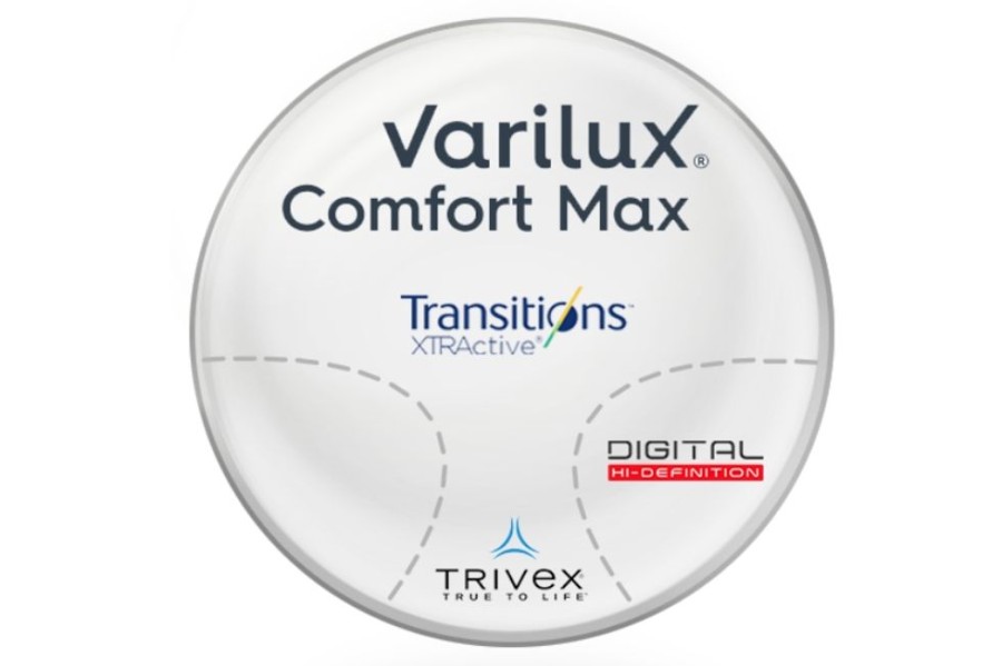 Lenses Varilux | Varilux Varilux Comfort® Max - Transitions Xtractive® - Trivex - Progressive Lenses Grey