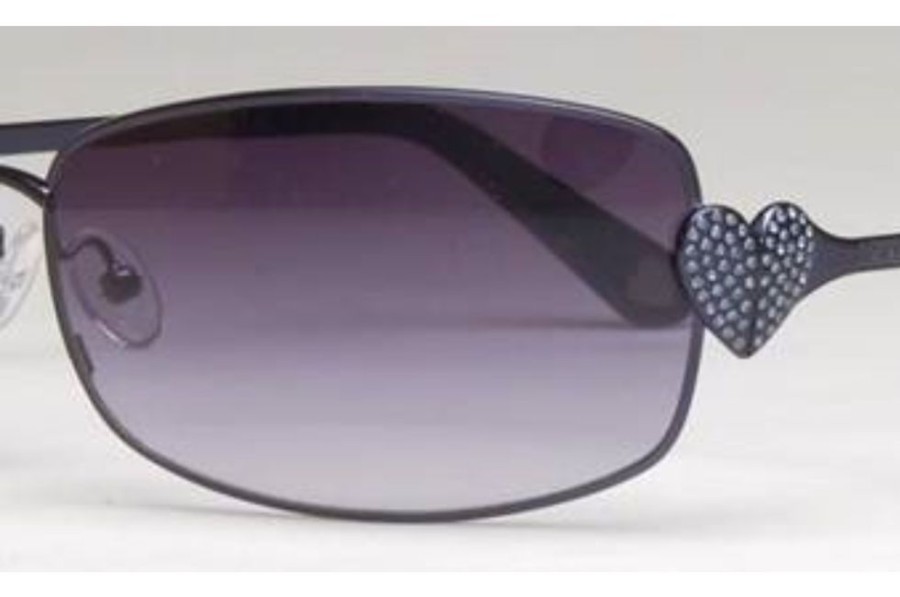 Sunglasses Moschino | Moschino Mo 503 Sunglasses (04) Shiny Blue W/Swarovski Crystals